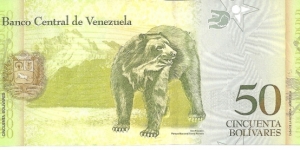 Banknote from Venezuela