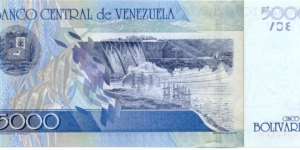 Banknote from Venezuela