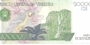 Banknote from Venezuela