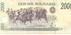 Banknote from Venezuela