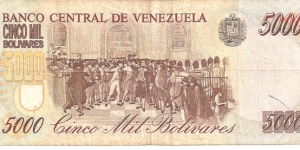 Banknote from Venezuela