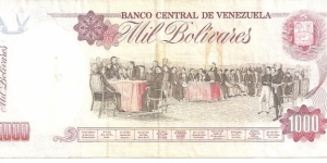 Banknote from Venezuela