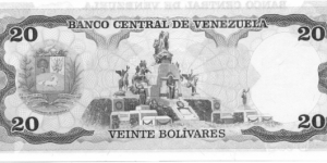 Banknote from Venezuela