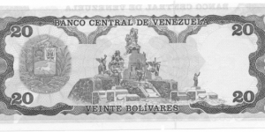 Banknote from Venezuela