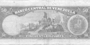 Banknote from Venezuela