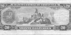 Banknote from Venezuela