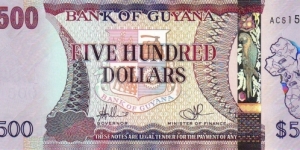  500 Dollars Banknote