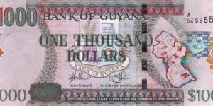  1000 Dollars Banknote