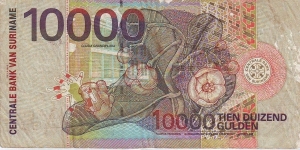 Banknote from Suriname