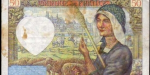 Banknote from France