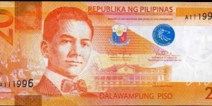 20 Piso__
pk# 206 a Banknote