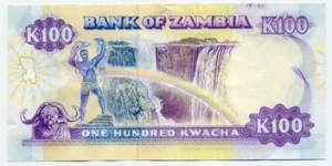 Banknote from Zambia