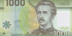 Chile P161 (1000 escudos 2010) (Polymer) Banknote
