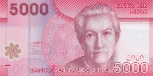 Chile P163 (5000 escudos 2009) (Polymer) Banknote