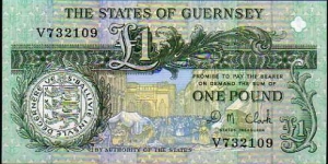 1 Pound__
pk# 52 c__
sign. D.M. Clark__
1991-1995 Banknote