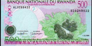 500 Francs / Amafaranga__
pk# 26__
01.12.1998 Banknote