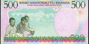 Banknote from Rwanda