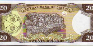 Banknote from Liberia