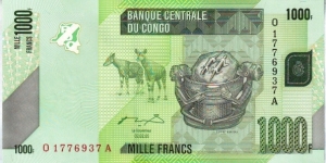  1000 Francs Banknote