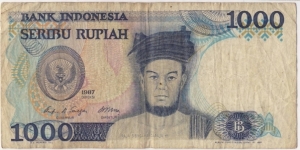 1000 Rupiah Banknote