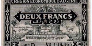 Banknote from Algeria