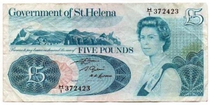St. Helena 5 Pounds  Banknote