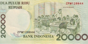 Banknote from Indonesia