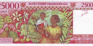 Banknote from Madagascar