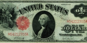 $1 United States Note Banknote