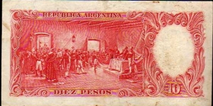 Banknote from Argentina