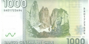 Banknote from Chile