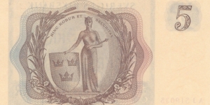 Banknote from Sweden