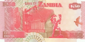 Banknote from Zambia