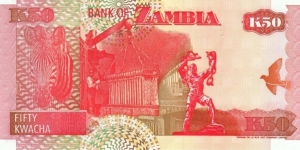 Banknote from Zambia