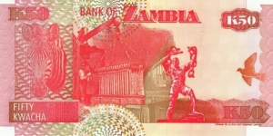 Banknote from Zambia