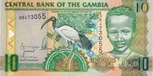 Gambia 10 dalasis 2006 Banknote