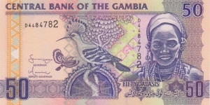 Gambia 50 dalasis 2006 Banknote