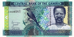 Gambia 25 dalasis 2005 Banknote