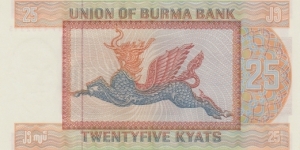 Banknote from Myanmar