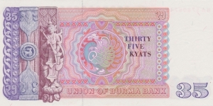 Banknote from Myanmar