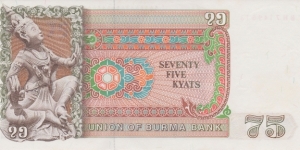 Banknote from Myanmar