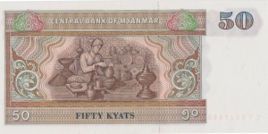 Banknote from Myanmar