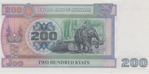 Banknote from Myanmar