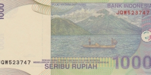 Banknote from Indonesia