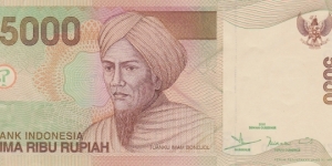 Indonesia 5000 rupiah 2001 Banknote