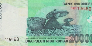 Banknote from Indonesia