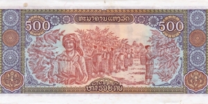 Banknote from Laos