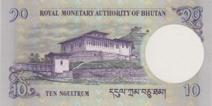 Banknote from Bhutan