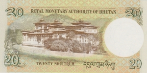 Banknote from Bhutan