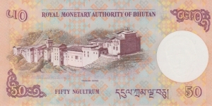 Banknote from Bhutan